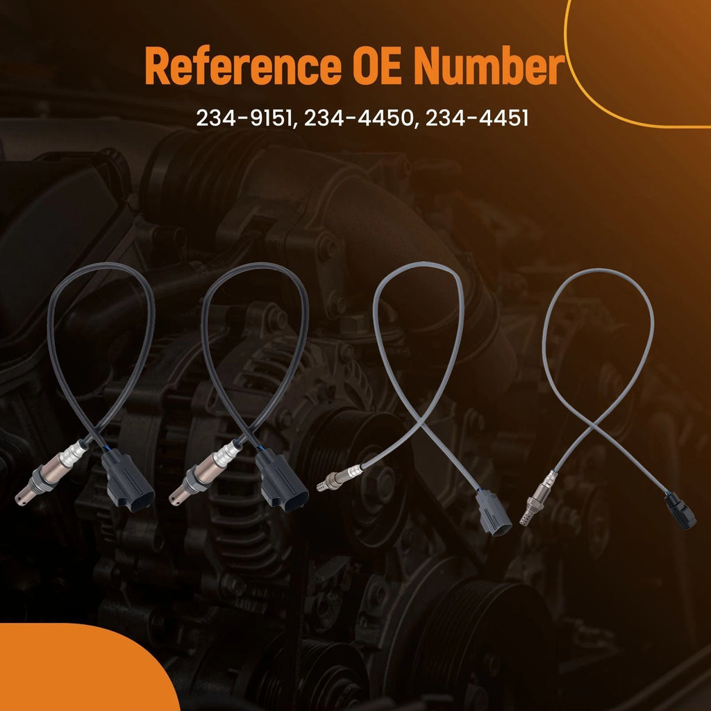 Set of 4 O2 Sensors for Volvo XC90 (2007–2014)