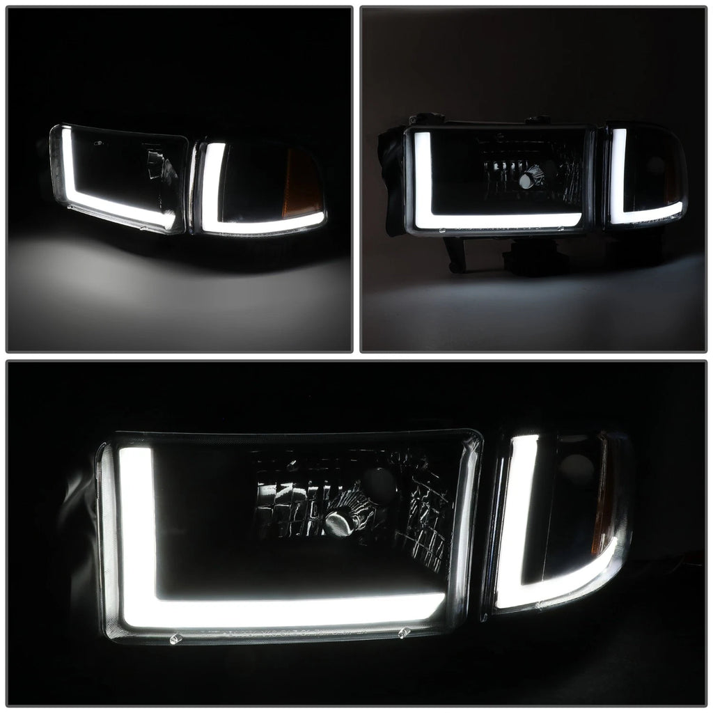 LED DRL Headlight Lamps for Dodge Ram 1500 2500 3500 (1994–2002)