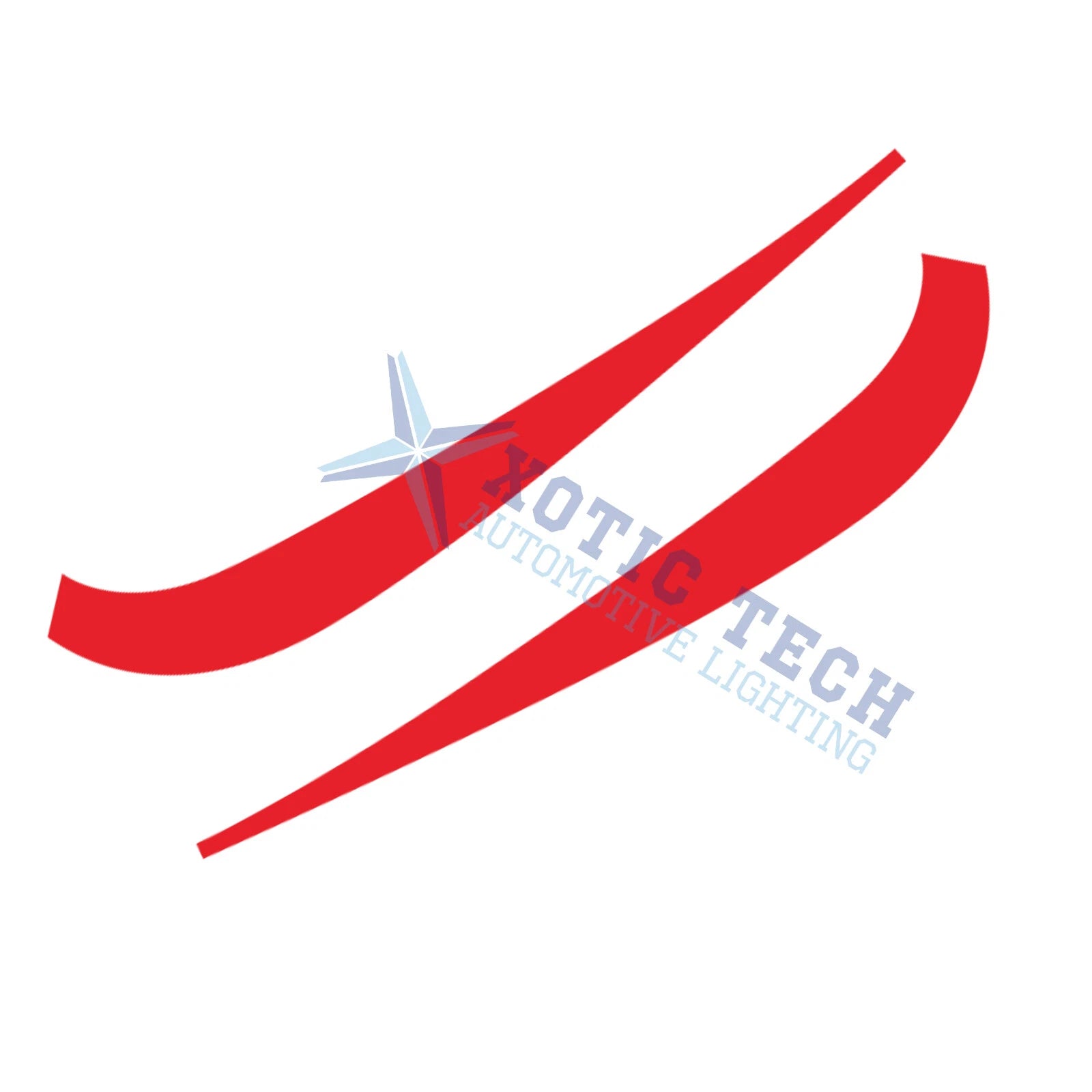 JDM Red Front Fog Light Lower Protector Stickers for Honda Accord (2018-2020)
