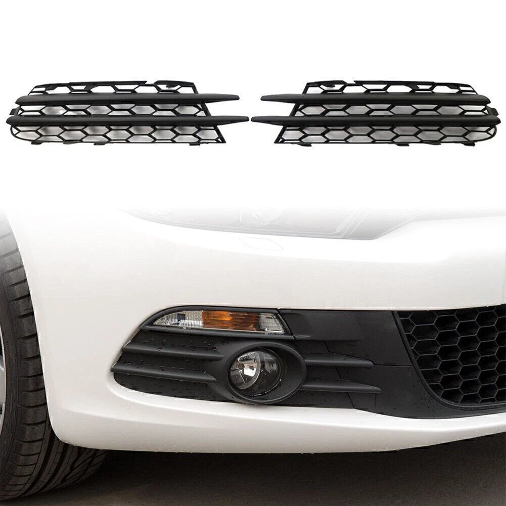 Front Lower Honeycomb Bumper Fog Light Mesh Grille for Volkswagen Scirocco (2009–2014)