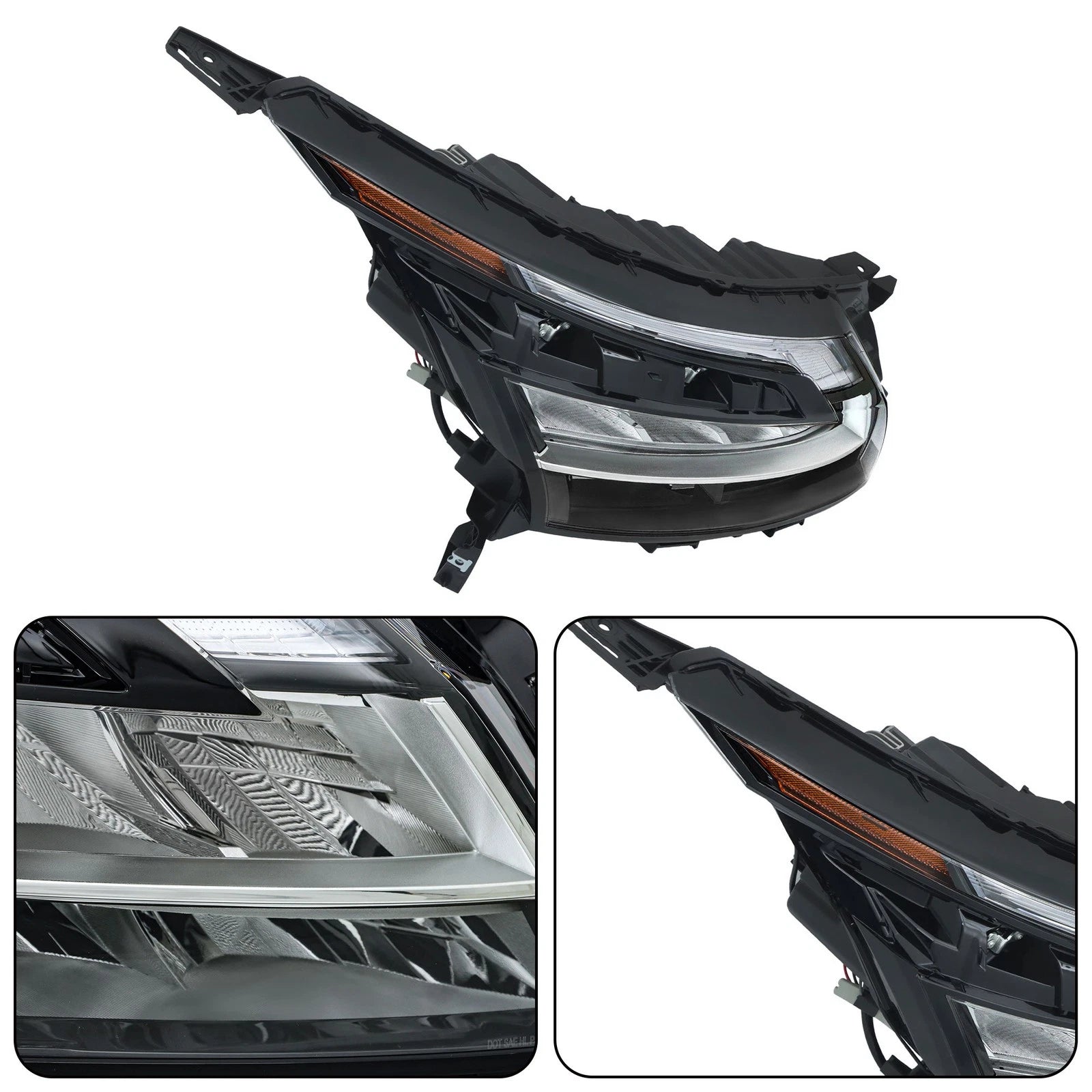 LED Headlight for Nissan Pathfinder (2022–2023) Chrome Bezel Right Side
