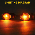 Smoked LED Turn Signal Indicator Light for Suzuki Honda