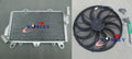 Aluminum Radiator + Fan for Kawasaki Ninja GPZ900 ZX900 (1984-1986)