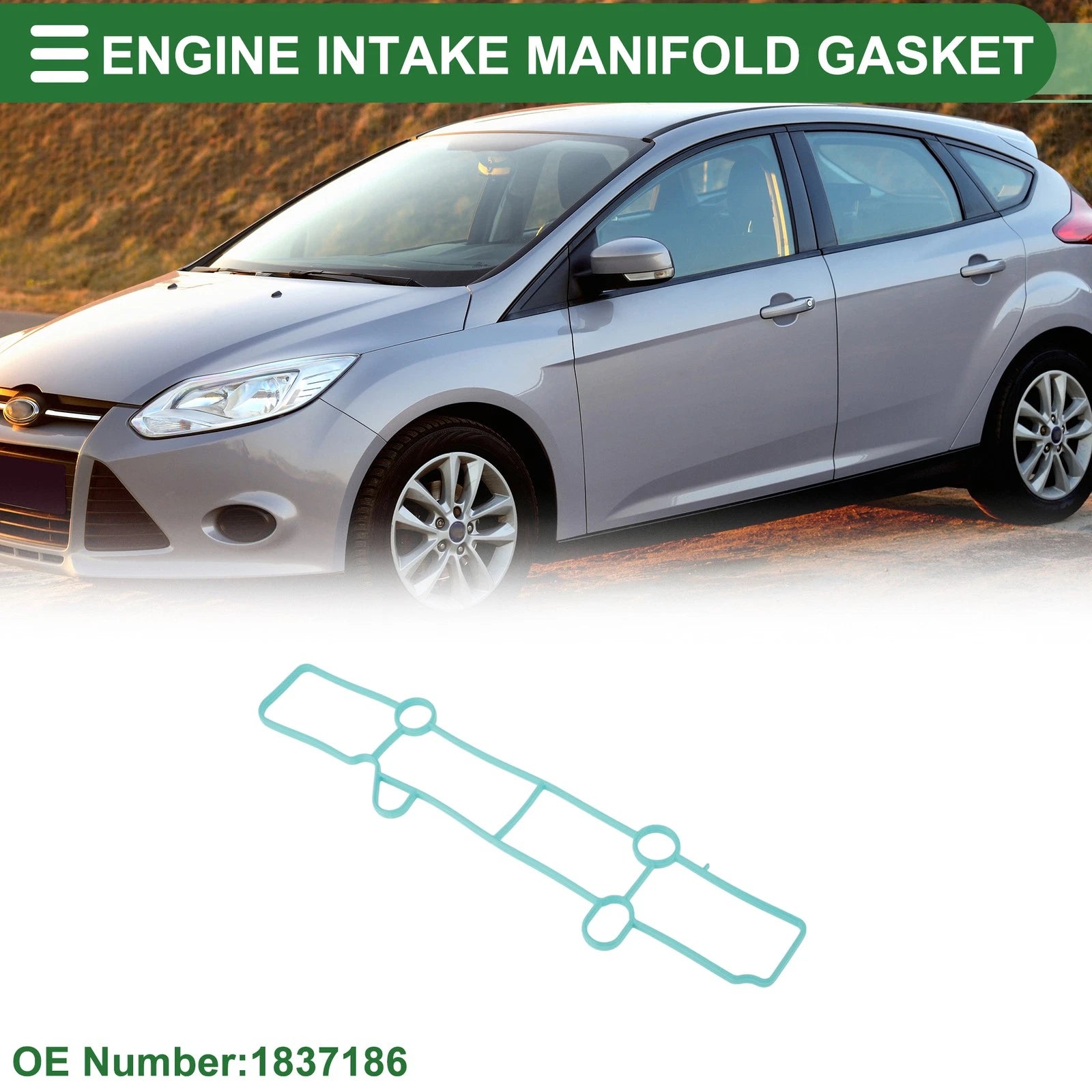 Engine Intake Manifold Gasket for Ford Focus (2010–2012) No. 1837186
