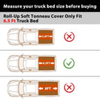 Soft Roll-Up Tonneau Cover for Chevy Silverado Sierra 1500 (1988–2007)