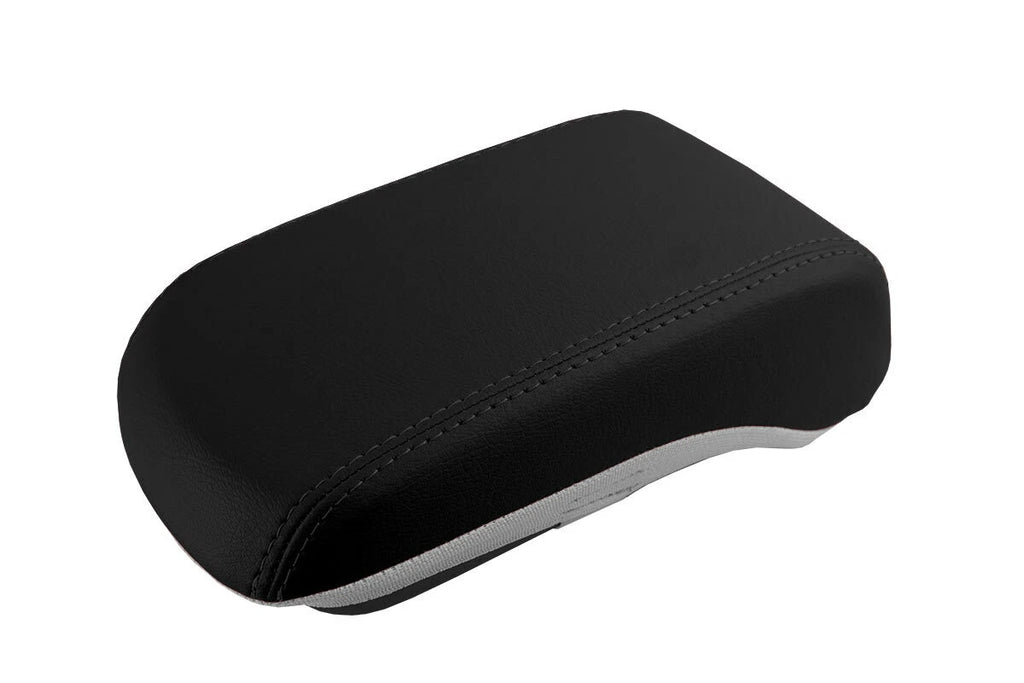 Leather Console Lid Pull Over Cover for Mitsubishi Lancer (2008–2016) Black