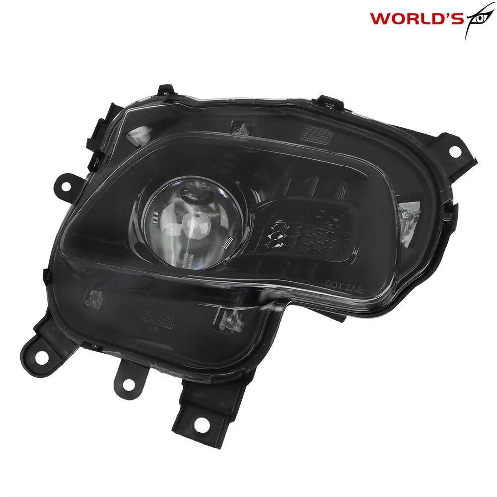 Halogen Projector Black Headlights for Jeep Cherokee (2014–2018)