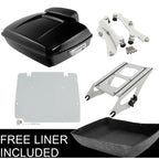 Chopped trunk mount rack docking plate for Harley Road Glide (2014–2023)