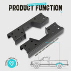 6'' Rear C-Notch & Drop Flip Kit for Chevy Silverado GMC Sierra C1500 (1988–1998)