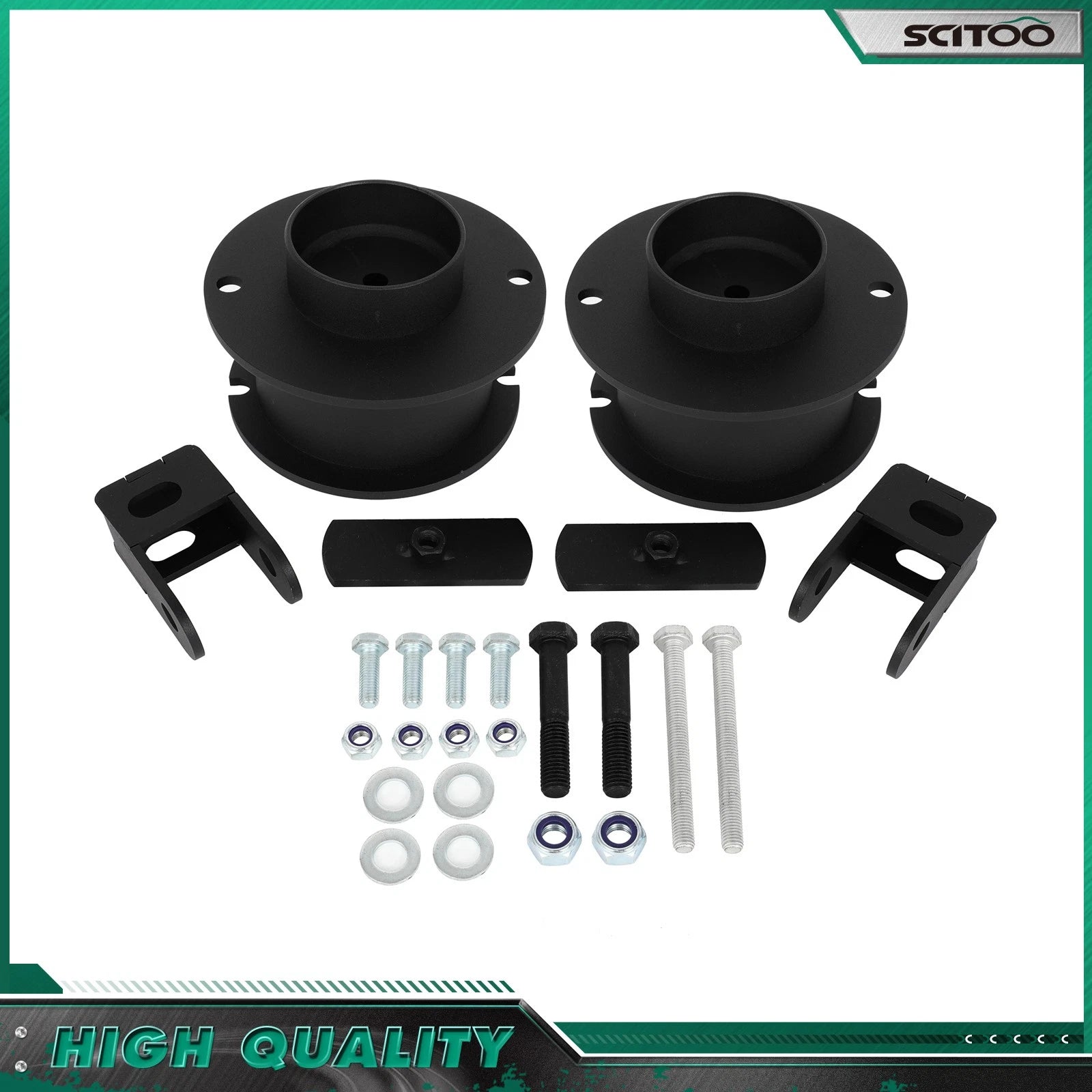 3" Front 2" Rear Leveling Kit + Shock Extender for Ram 2500 4WD (2014–2022)