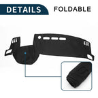 Dashboard Cover Mat for Nissan X-Trail T33 (2022–2024) with Sticker Black