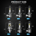 2X LED Headlight Bulbs 9005 9006 H7 H11 H13 for