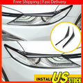 Glossy Black Headlight Eyelid Covers for Toyota Camry (2018–2020)