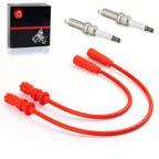 2X Spark Plug Wire & Cap 4014007 4013328 for Polaris Sportsman 850 SP (2019)