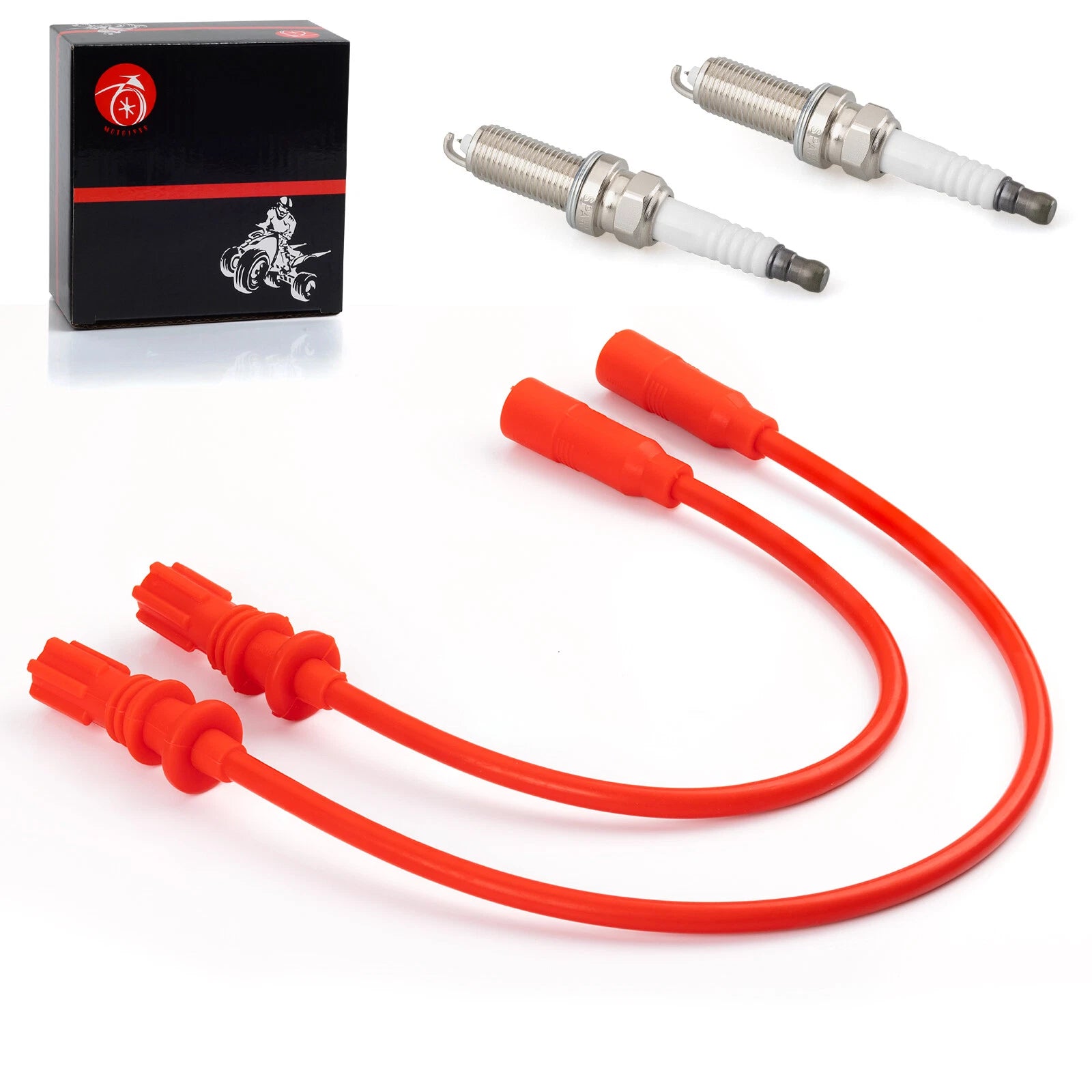 2X Spark Plug Wire & Cap 4014007 4013328 for Polaris Sportsman 850 SP (2019)