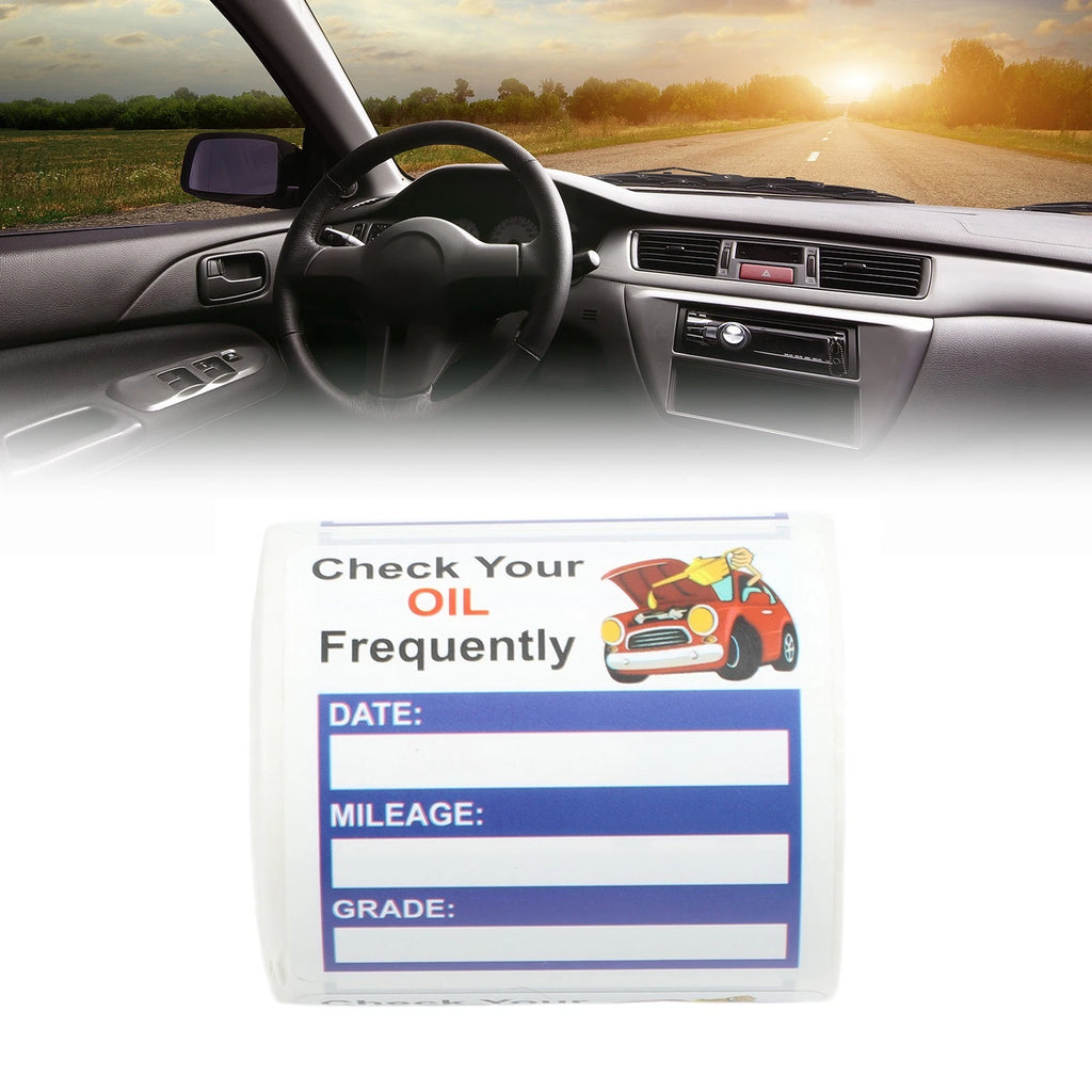 Reminder Label Stickers for Car Maintenance (Universal)