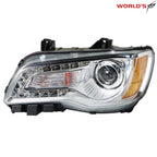 Headlight Halogen Chrome Housing for Chrysler 300 (2011–2014)