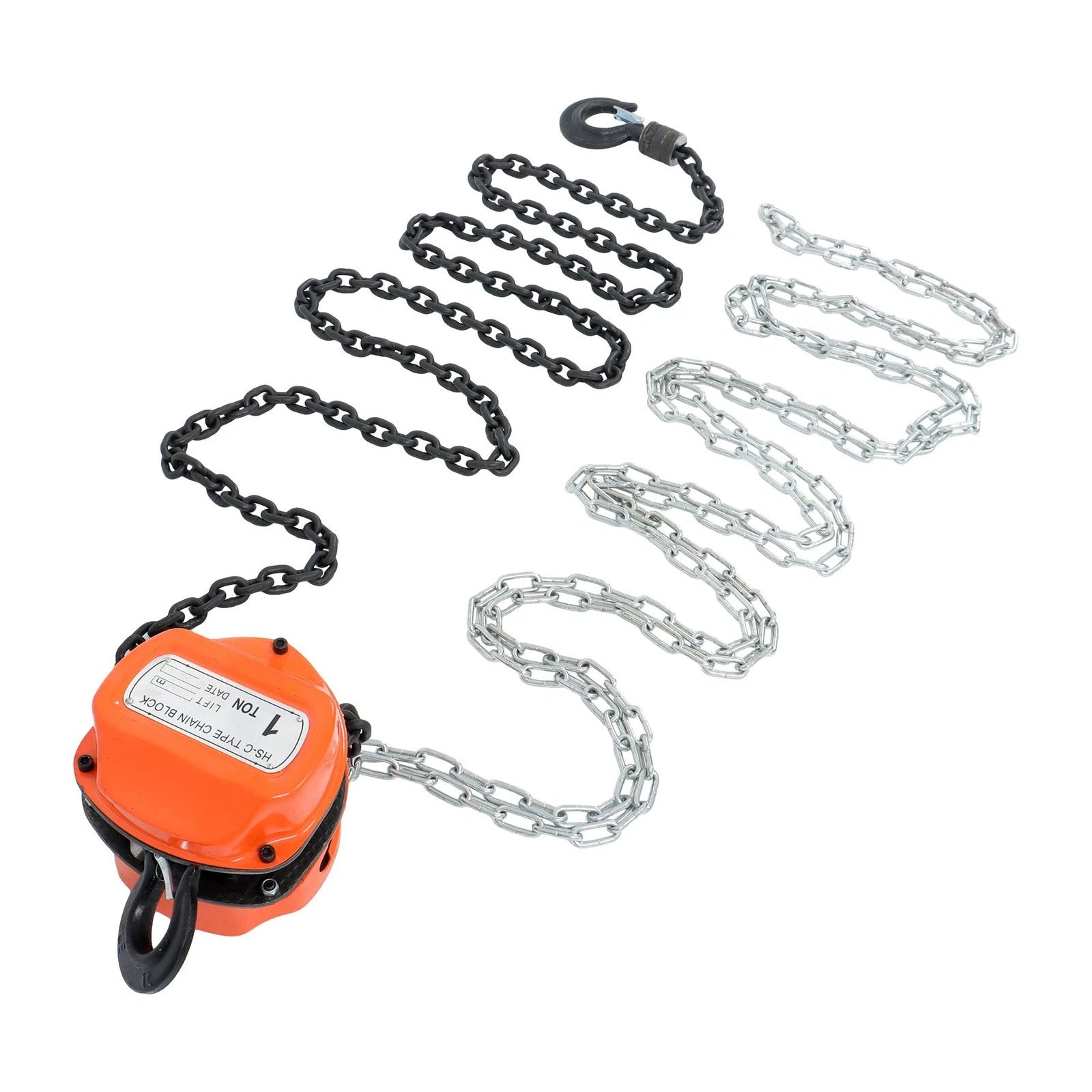 1 Ton Hand Chain Hoist for Heavy-Duty Lifting (10Ft, 360° Swivel Hooks)