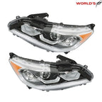 Set of 2 Halogen Headlights with LED DRL for Honda Accord (2016–2017)