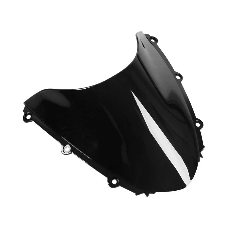 Black Dual Bubble PMMA Windshield for Honda CBR1000RR (2004–2007)