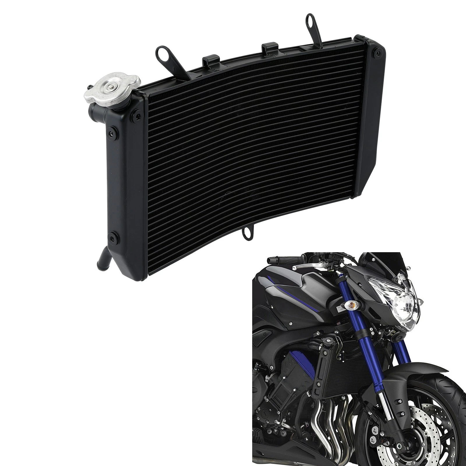 Radiator Cooler for Yamaha FZS1000 (2006–2015), FZ8-N/S/NA/SA (2011–2015)