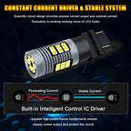 White 3157 Strobe Flash LED Reverse Light Bulb for Dodge Ram 1500-2500 (2002-2006)