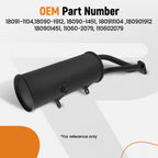 Exhaust Muffler for Kawasaki Mule 2500 2510 3000 4000 (1994–2020) 18091-1104