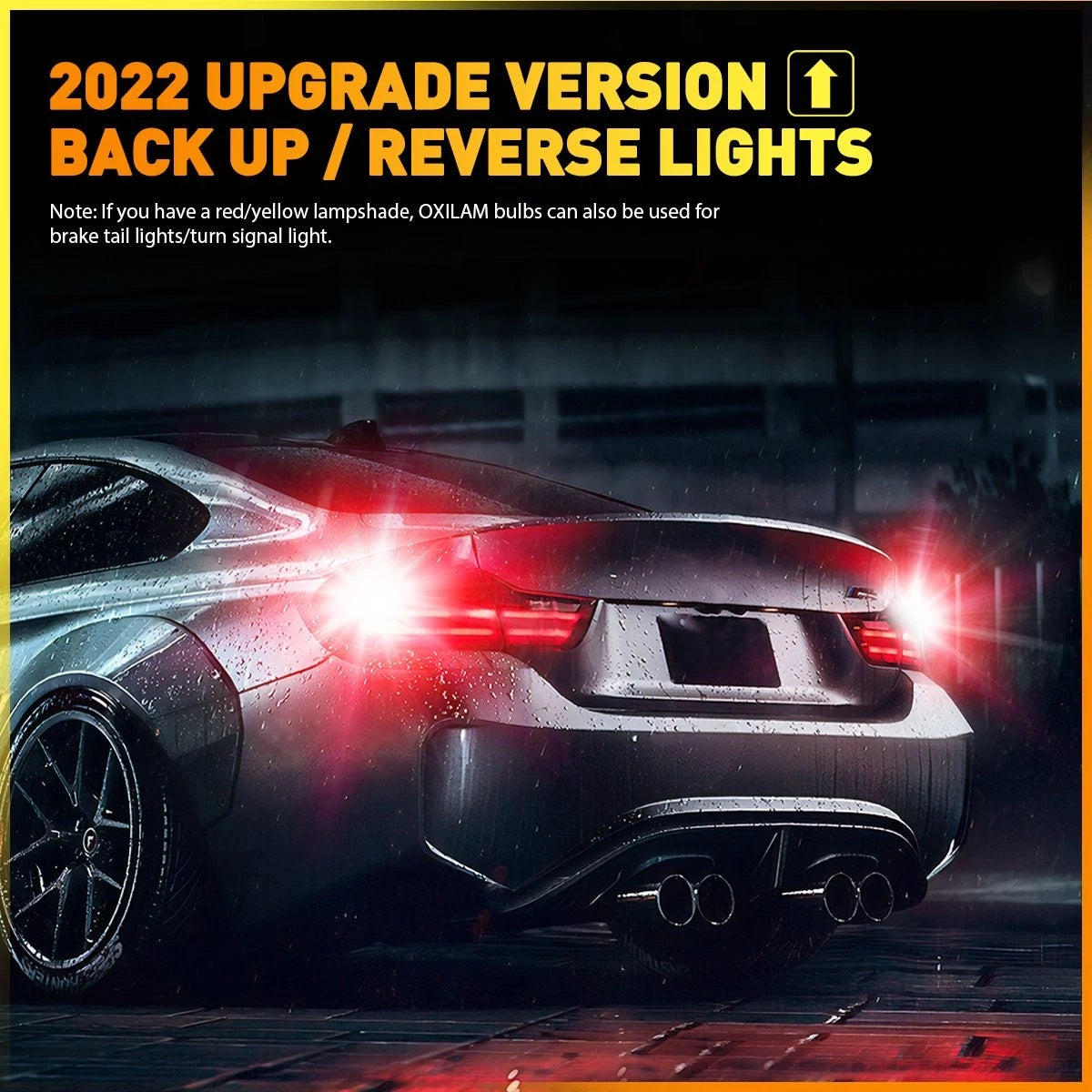 Set of 2 Pure Red LED Bulbs for Universal Fit (7443 7440 7444)