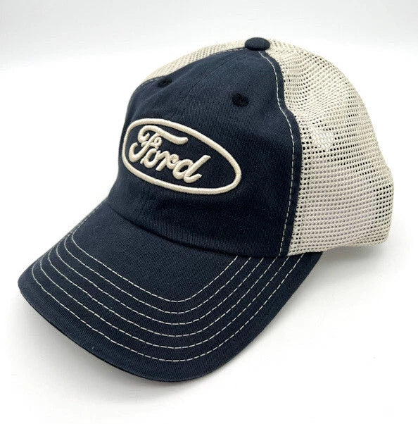Ford Oval Hat Cap Embroidered Emblem Logo for Ford Trucks SUVs (2010–2025)
