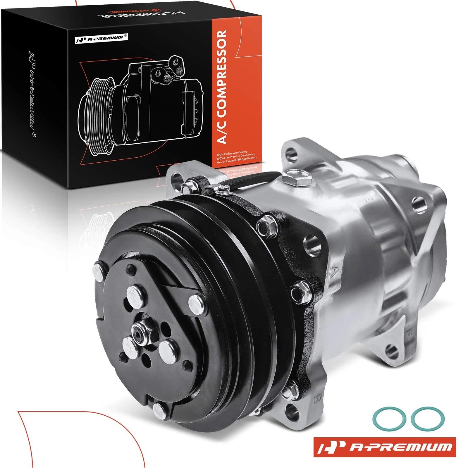 A/C Compressor with Clutch for Chevrolet C6500 C7500 Kodiak (1997–2020)
