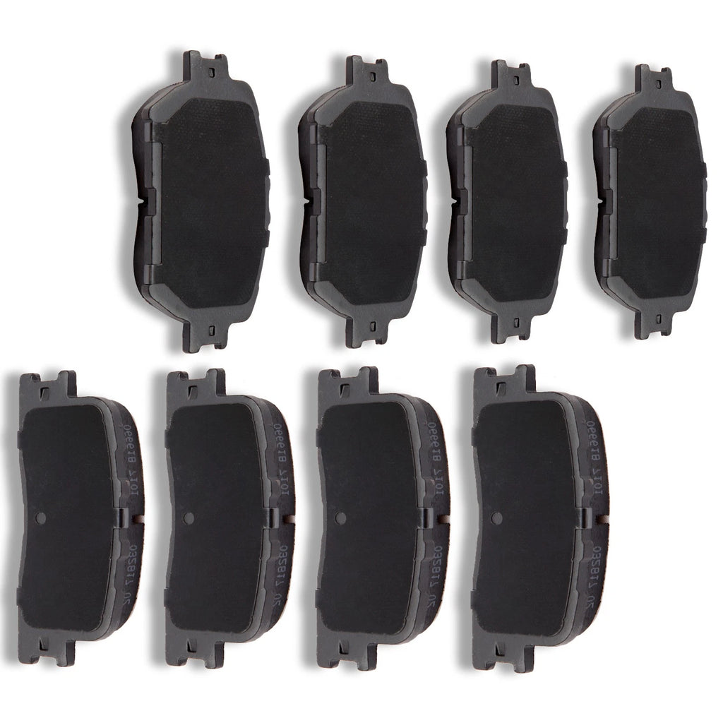 Set of 4 Ceramic Brake Pads for Toyota Camry (2002–2006)