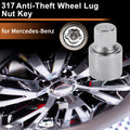 317 Wheel Lock Lug Nut for Mercedes-Benz (Locking Nut Key Socket)