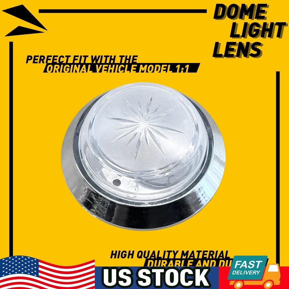 Round Dome Light Base Lens for Chevrolet Camaro Firebird Nova (1971–1981)