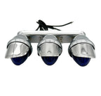 Auxiliary Mini Light Set Blue Watermelon Lenses w Visor for Universal Use
