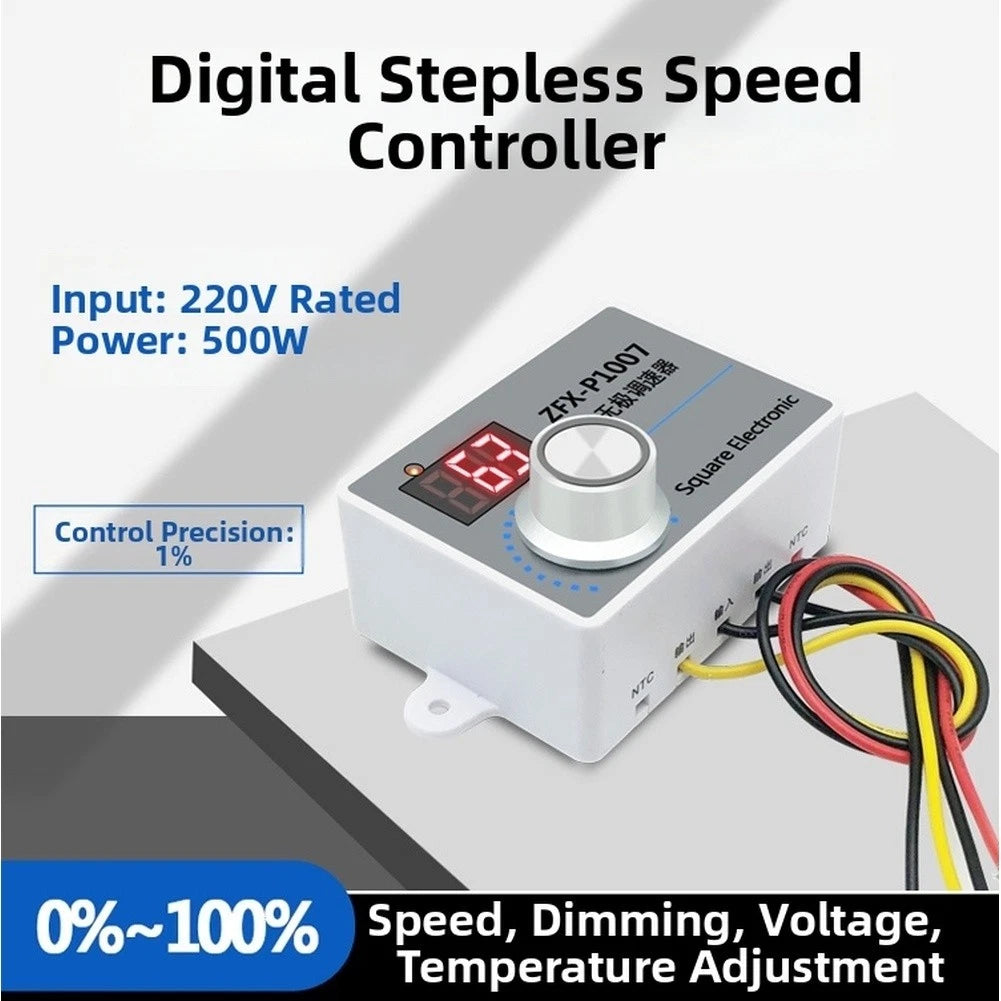 Digital Speed Regulator for Single Phase Motor Fan with Encoder Control