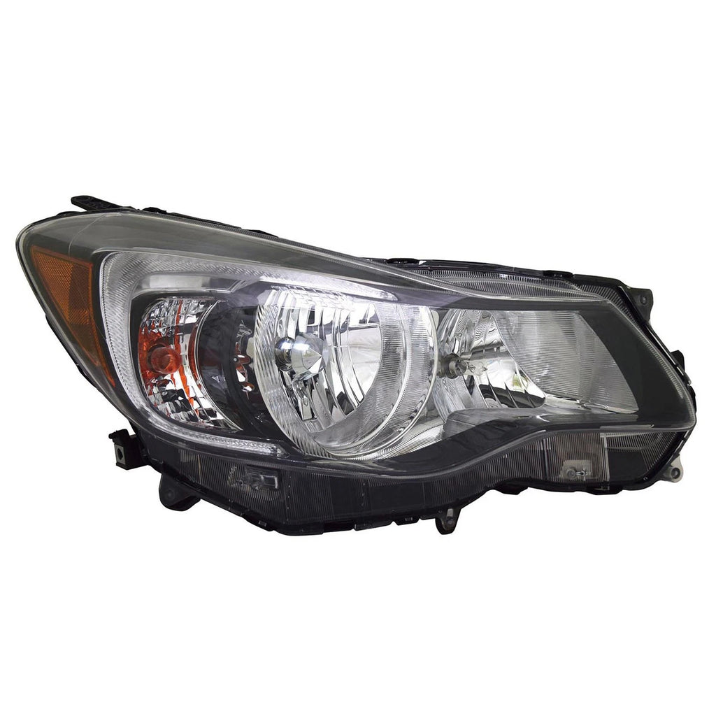 Halogen Headlight Assembly Passenger Side Replacement for 2015-2016 Subaru Impreza
