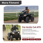 Storage Box Cover Lid & Latch Kit for Arctic Cat ATV 400 450 500 550 650 (2506-235)