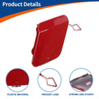 Rear Car Bumper Tow Hook Cover for BMW 1 Series F20 (2012–2019) No. 51120038888 Crimson Red