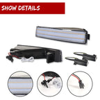 2X Clear Switchback LED Turn Signal Lights for Honda Prelude (1992–1996)