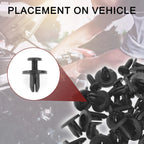 25 Pcs Front Fender Skirt Clip for Honda Prelude (1992–1996)