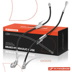 2X Front Brake Hydraulic Hose for Chevy Express GMC Savana 1500 (1996–2002)