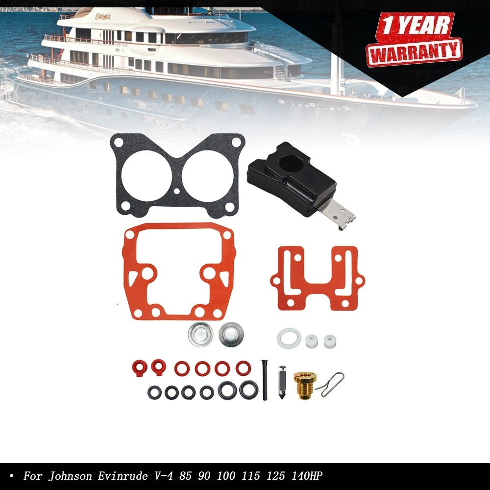 Carburetor Rebuild Kit for Johnson Evinrude V-4 (1985–1995)