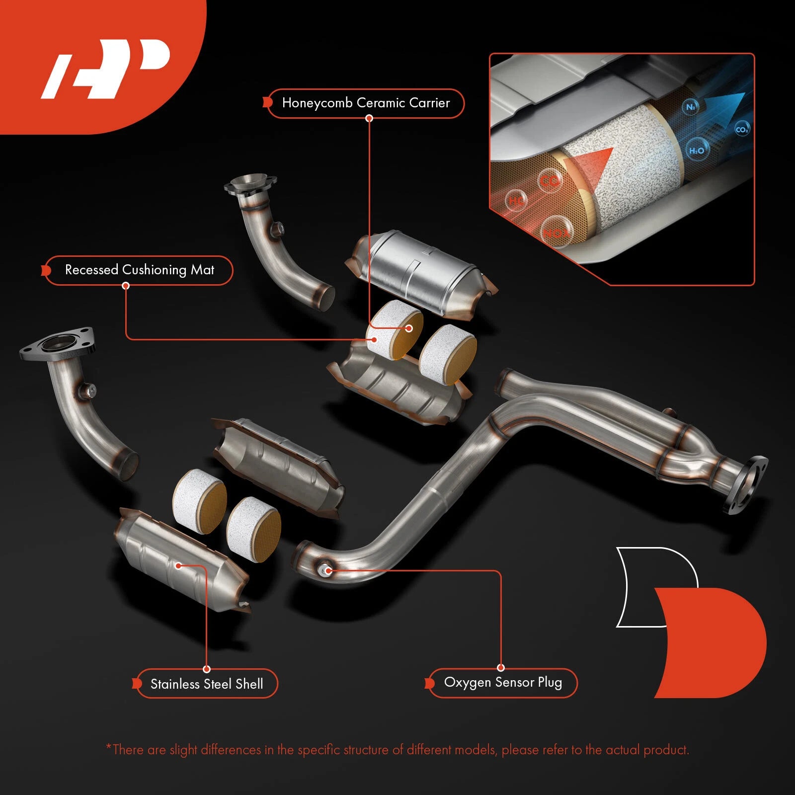 Catalytic Converter for Dodge Dakota (2000-2003) 4.7L 4WD