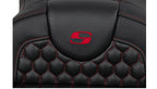 Saddlemen RoadSofa Seat for Harley Touring (2008–2024) Honeycomb Red Stitch