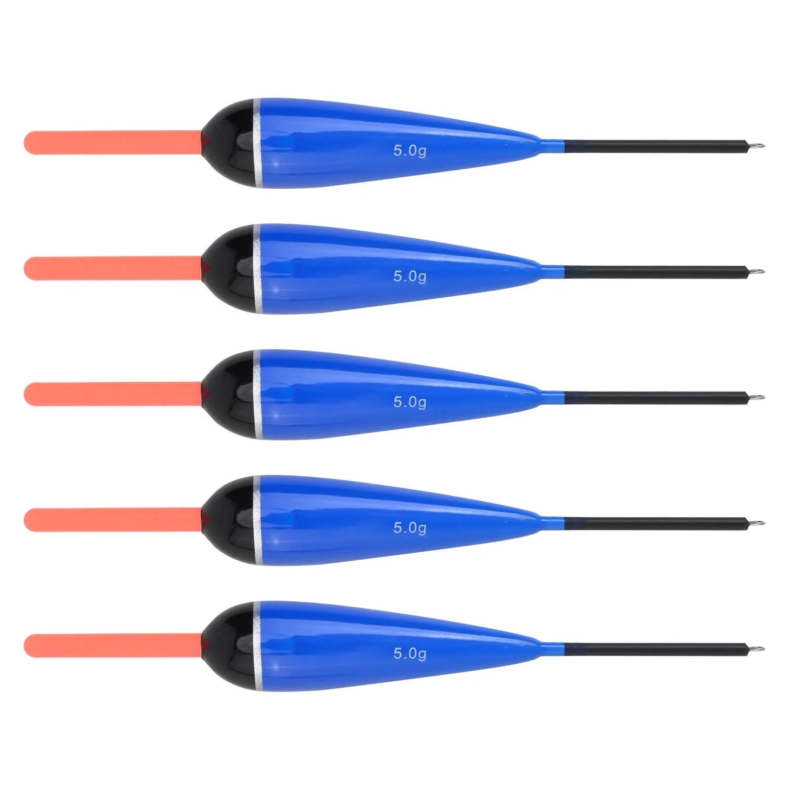 Set of 5 Balsa Wood Float Bobbers for Fishing Accessories