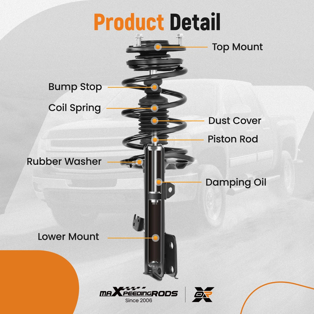 Front Struts Control Arms Kit for Toyota Corolla (2014–2019)