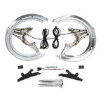 Brake Rotor Covers LED Amber Light Smoke Lens for Honda Goldwing (18-25)