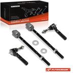 Set of 4 Front Inner & Outer Tie Rod Ends for Chevy Express 1500 (2003–2014)