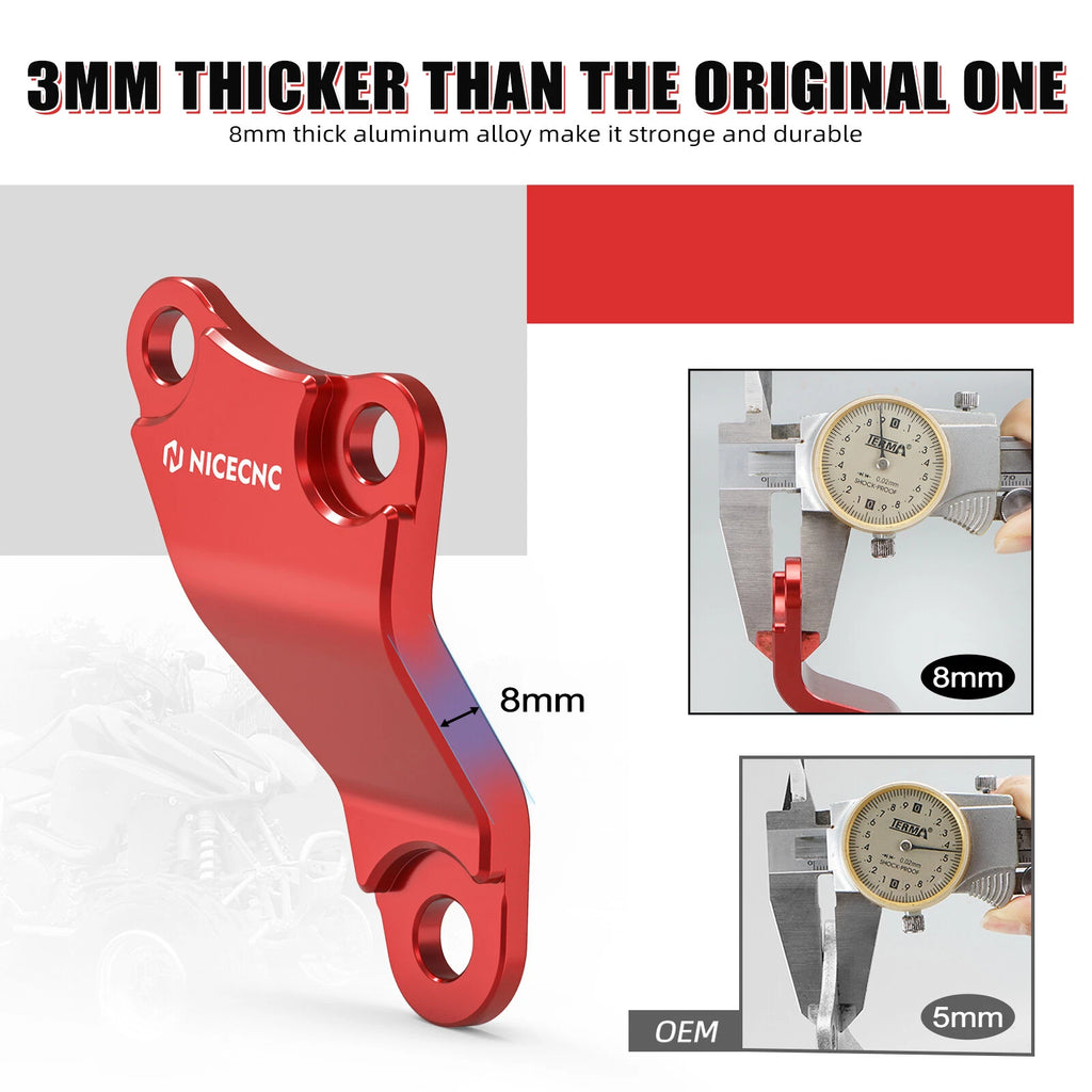 Upper Stay Mount Brackets for Honda TRX450ER (2006–2014) Red