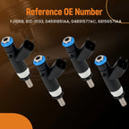 4PCS Fuel Injectors for Dodge Avenger Journey 2.4L (2008–2020)